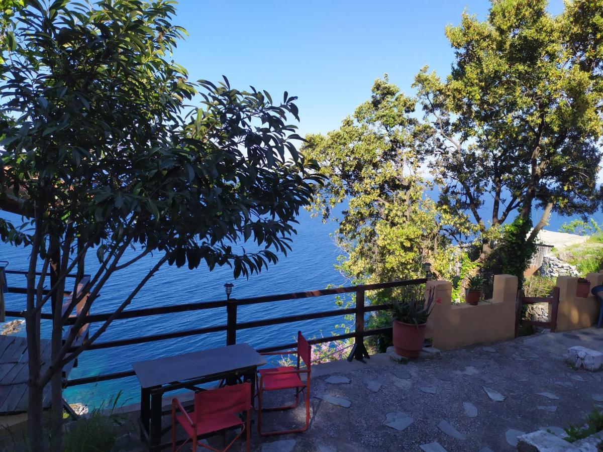 Triple Studio Room With The Most Beatifull View In Mylopotamos Tsagarada Exterior foto