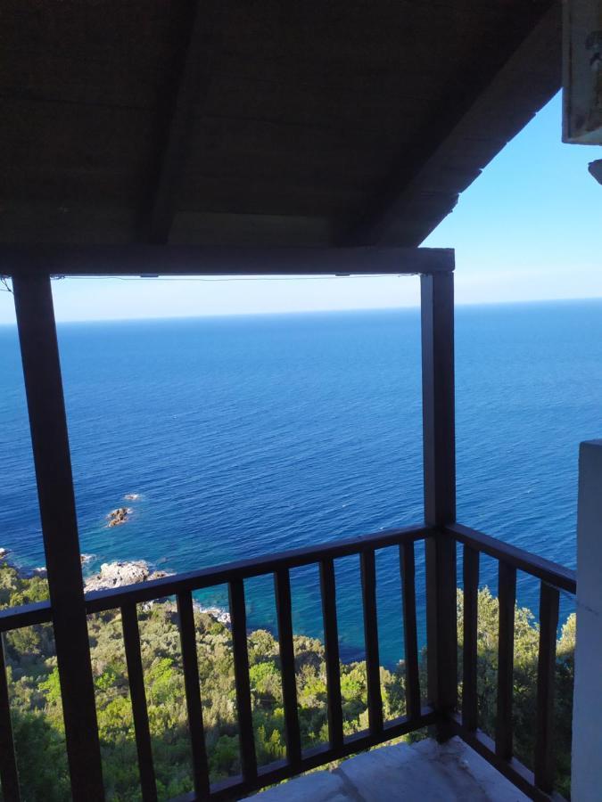 Triple Studio Room With The Most Beatifull View In Mylopotamos Tsagarada Exterior foto